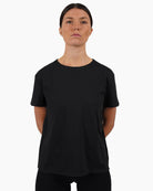 Foehn T-Shirts Women's Aylen Polartec® Power Dry® T-Shirt Black / XS